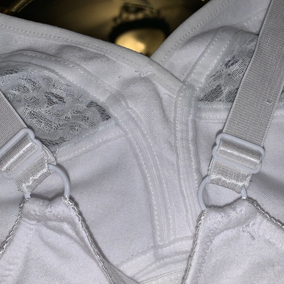 PlusForm Instant Shaping Cotton Comfort Floral Lace Wireless Bra Bundle Of 2 - Picture 13 of 16